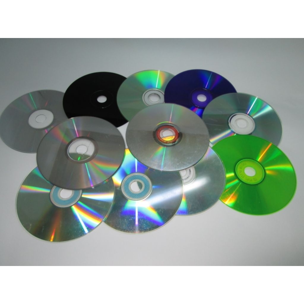 cd dvd vcd 5 pcs bekas untuk prakarya