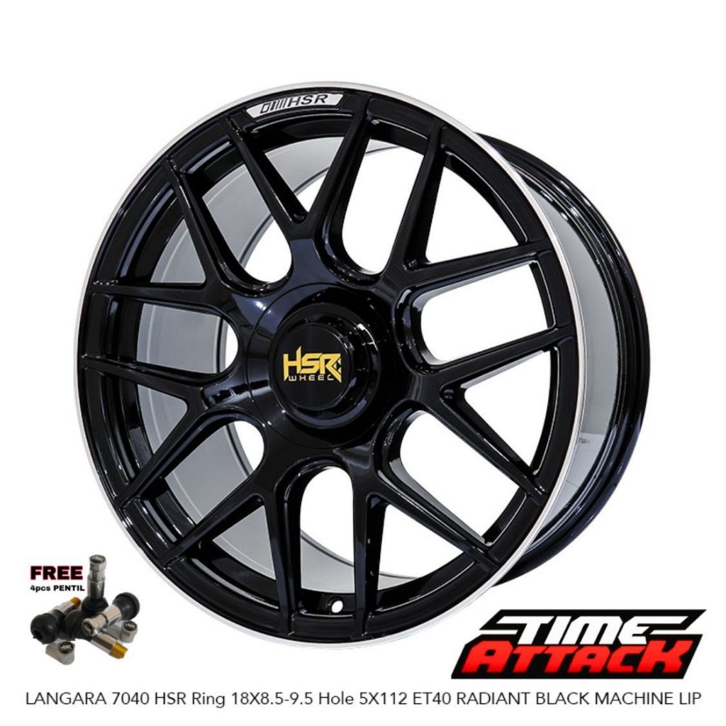 Velg Mobil Mercy Ring 18 HSR WHEEL Tipe Langara Velg Hsr R18