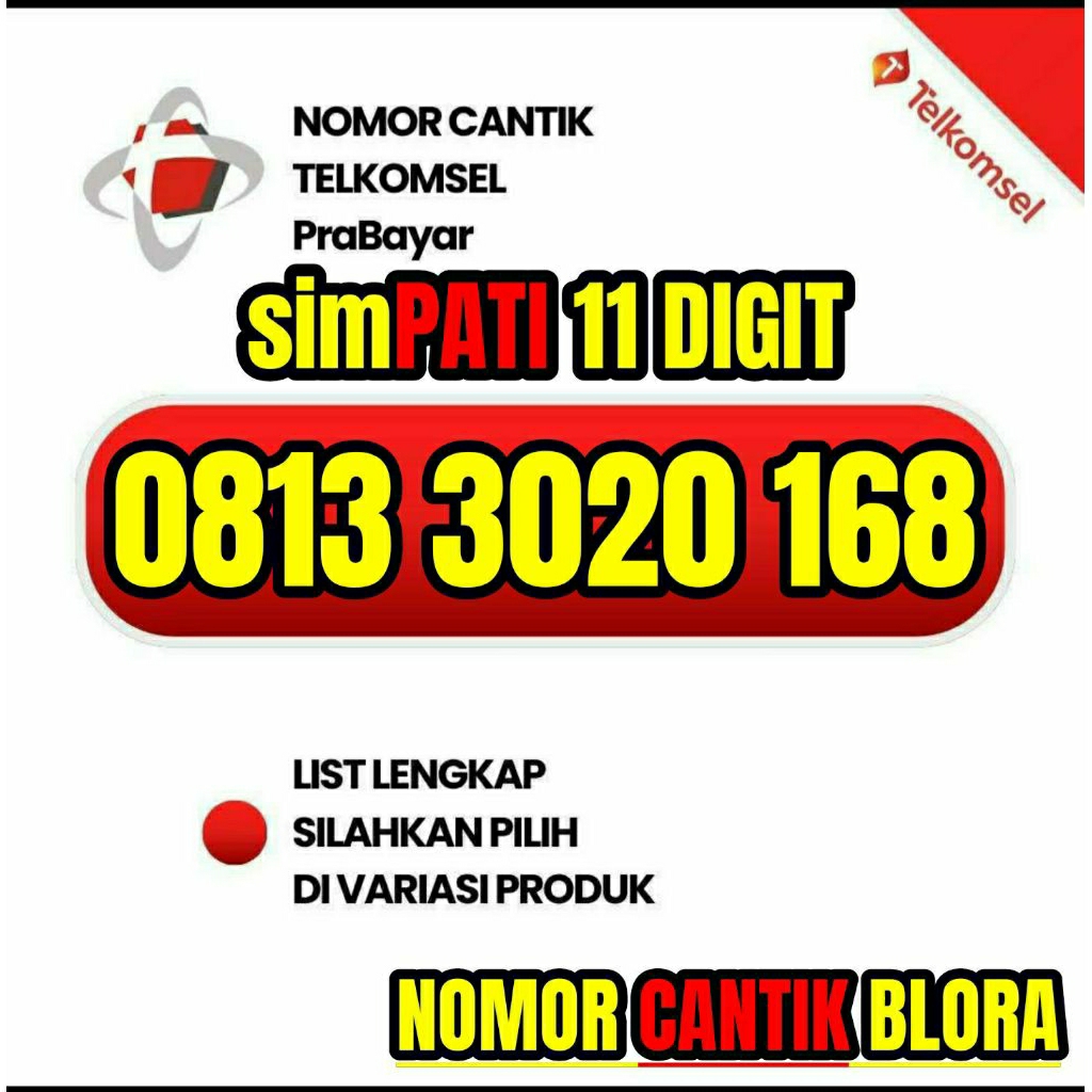 Nomor Cantik Telkomsel - Nomor Cantik Simpati - Nomor Cantik Telkomsel Simpati - Nomer Cantik Telkom