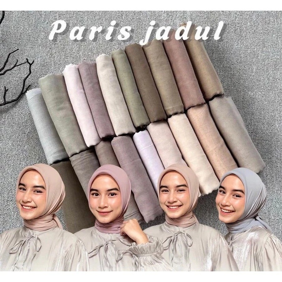 GROSIR MIN 2 - Hijab Paris Jadul Premium Merk Red Rose Varisha