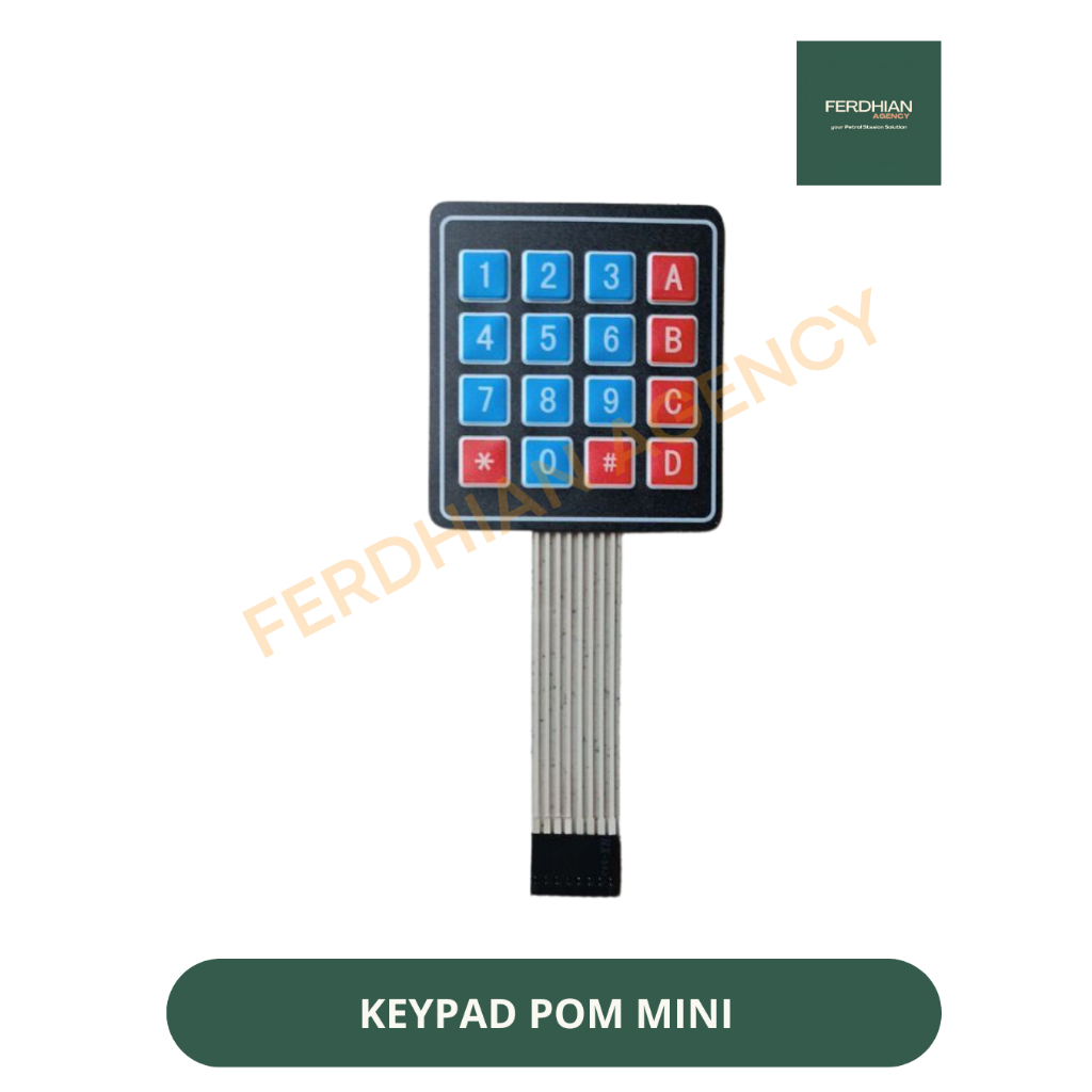 KEYPAD POM MINI DIGITALISASI SPBU PERTAMINA PERTASHOP PERTAMINI