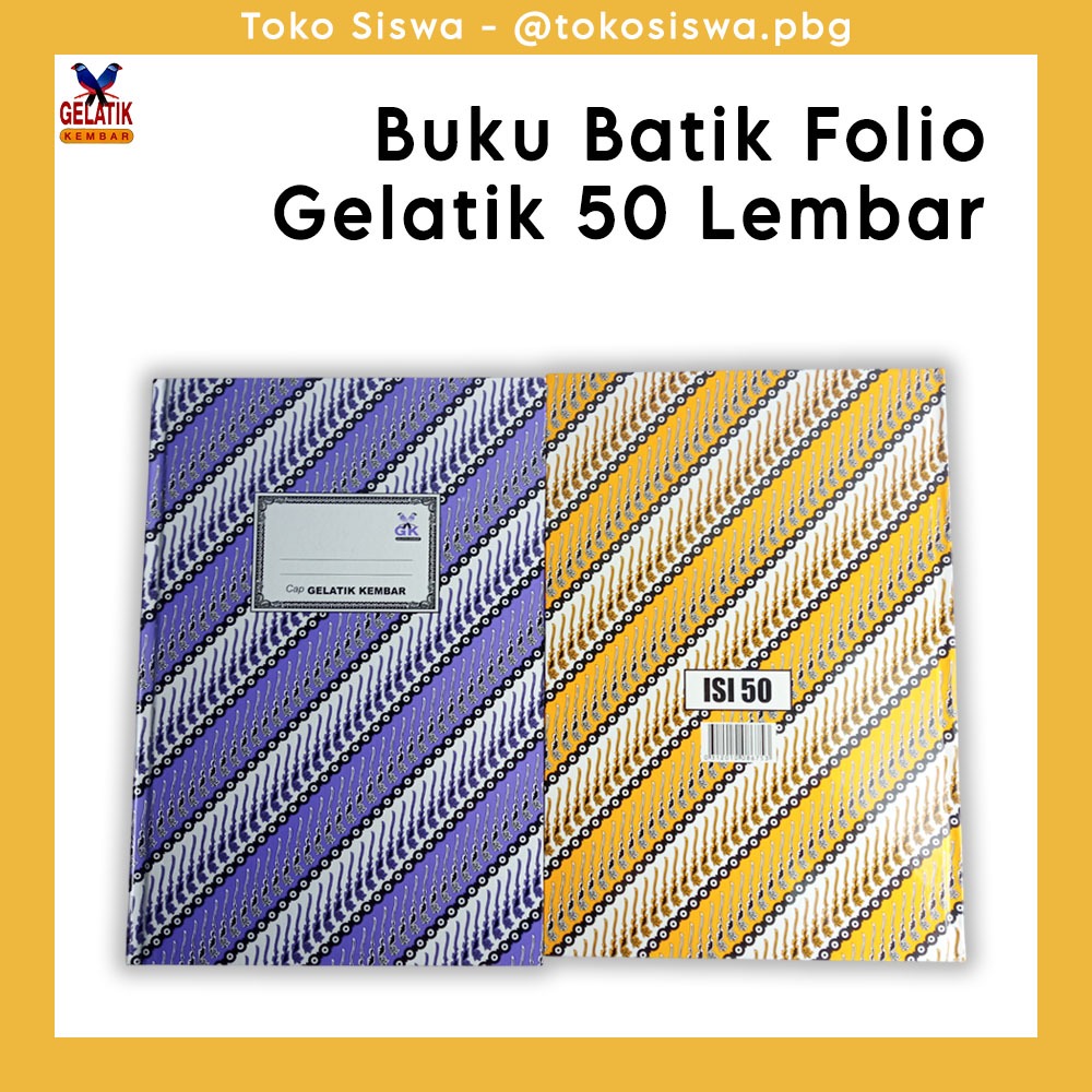 Buku Batik Folio Gelatik 50 Lembar