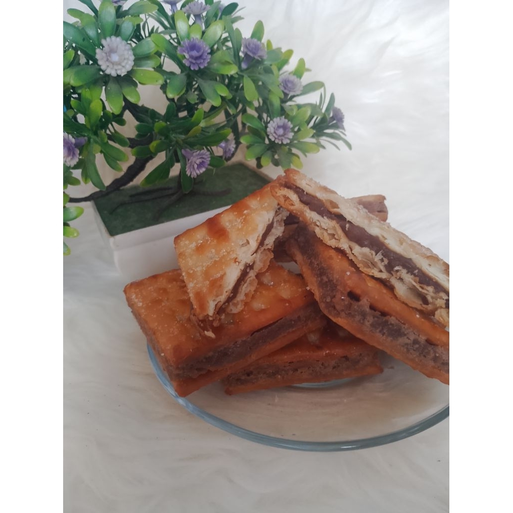 kue tradisional Gabin fla coklat 5pcs