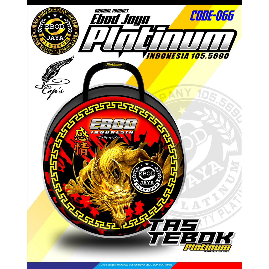 tas tebok sangkar original ebod jaya platinum no 2