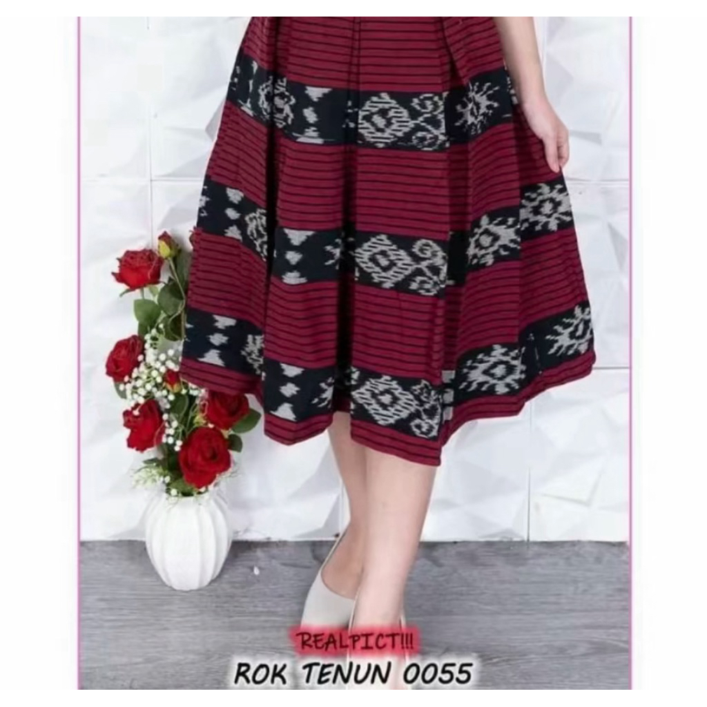 Rok wiru tenun rok wanita payung rok tenun batik wanita