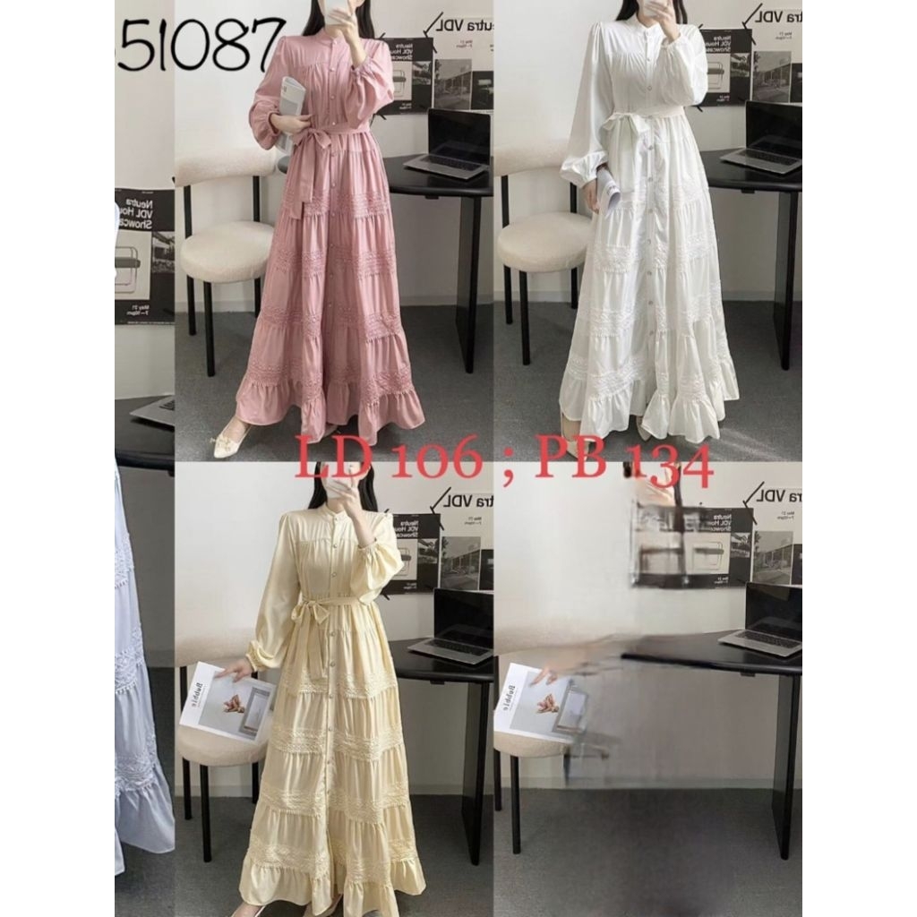 Dress Import, Gamis Import, Gamis Mewah, Import Bkk