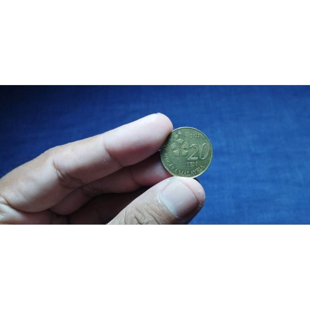 KOIN 20 SEN MALAYSIA (KUNING) ANEKA TAHUN