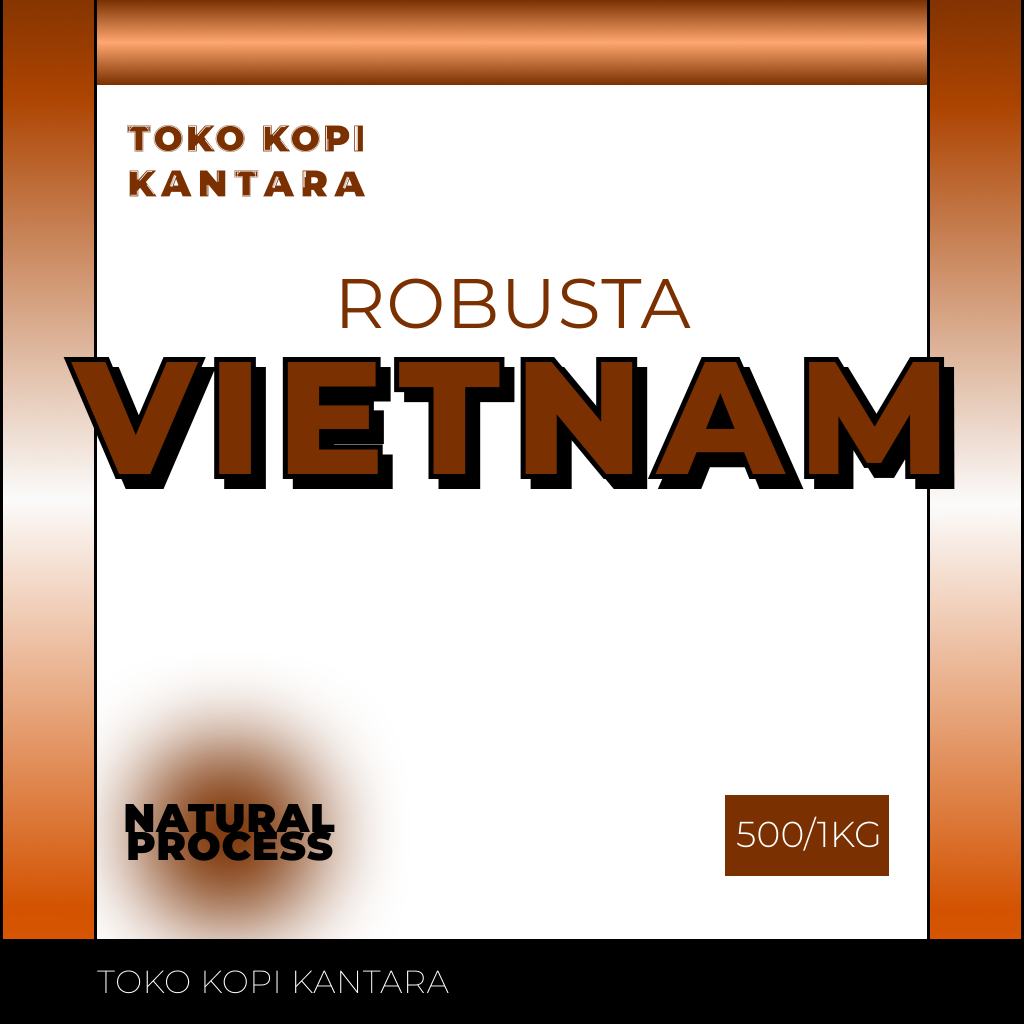 Biji Kopi Vietnam Robusta 500 Gram / 1 Kg