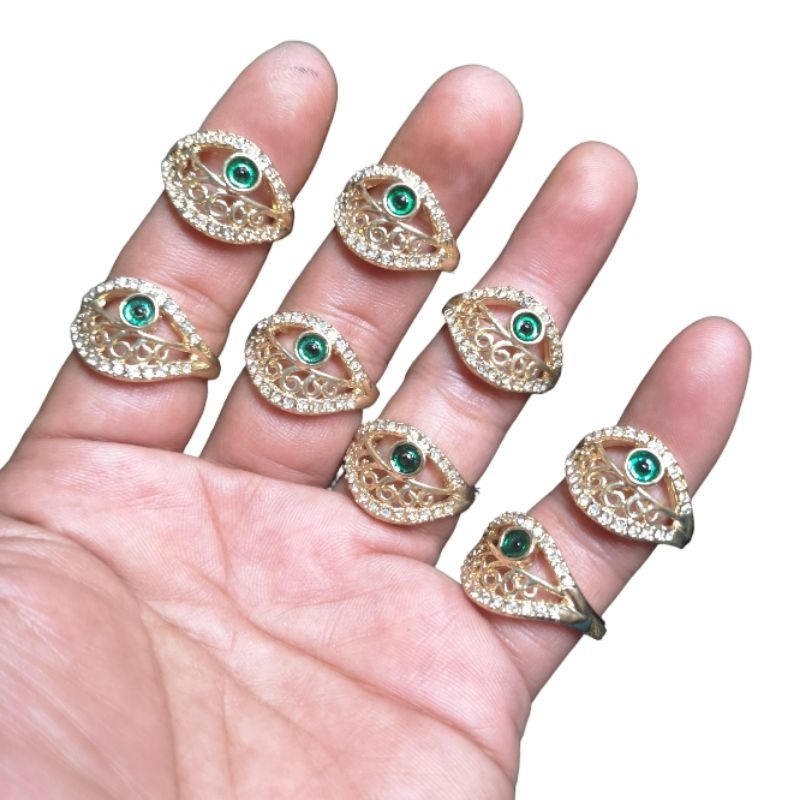 Cincin wanita batu permata zirconia mewah elegan CWZ-607