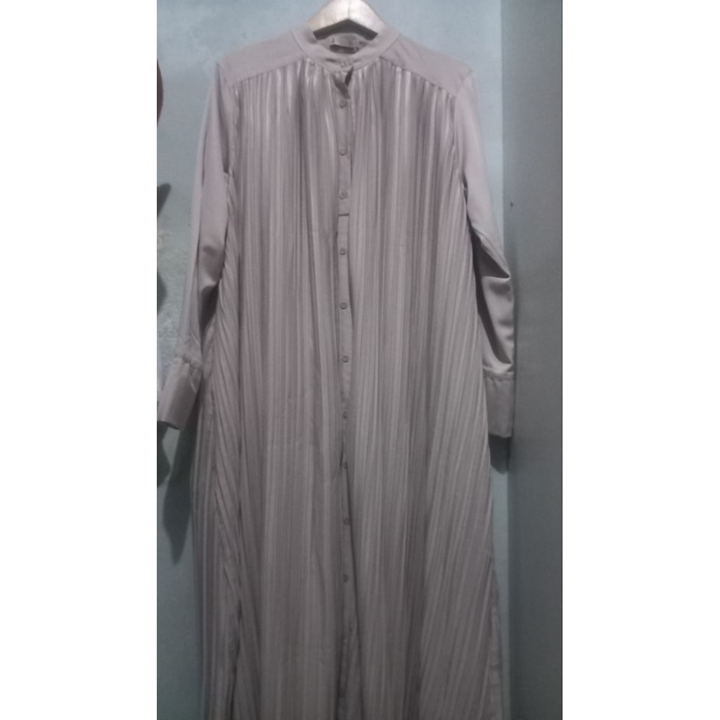 PL (PreLoved) GAMIS || FREYA PLEATED by Alur Cerita Ukuran Bigsize
