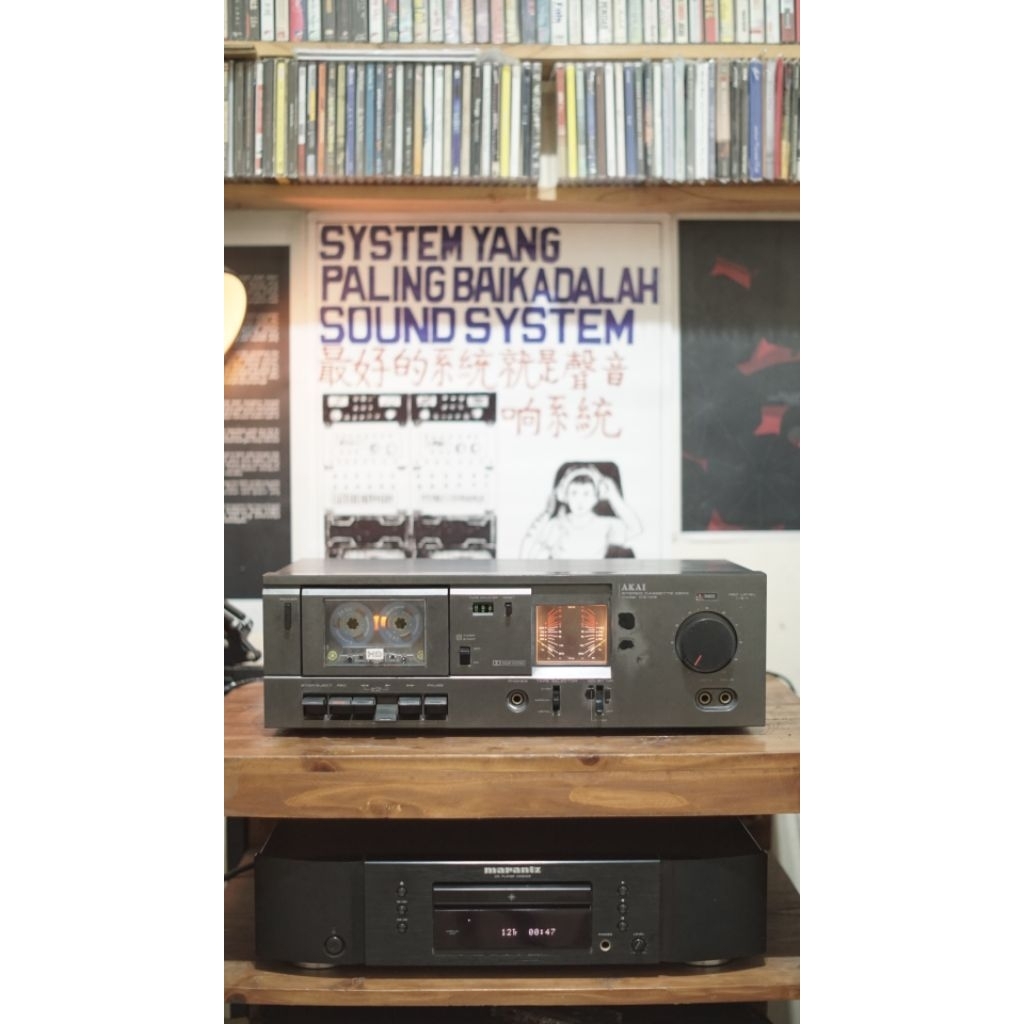 TAPE DECK AKAI CS- M 3 (STEREO CASSETTE DECK)