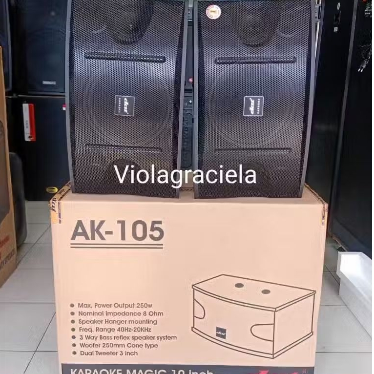SPEAKER KARAOKE DAT AK 105 10 INCH ORIGINAL