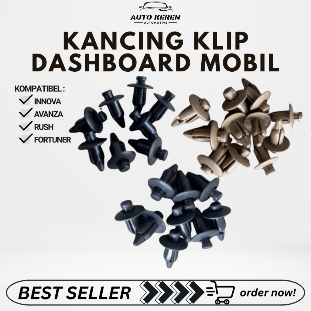KANCING KLIP DASHBOARD MOBIL INNOVA AVANZA RUSH FORTUNER