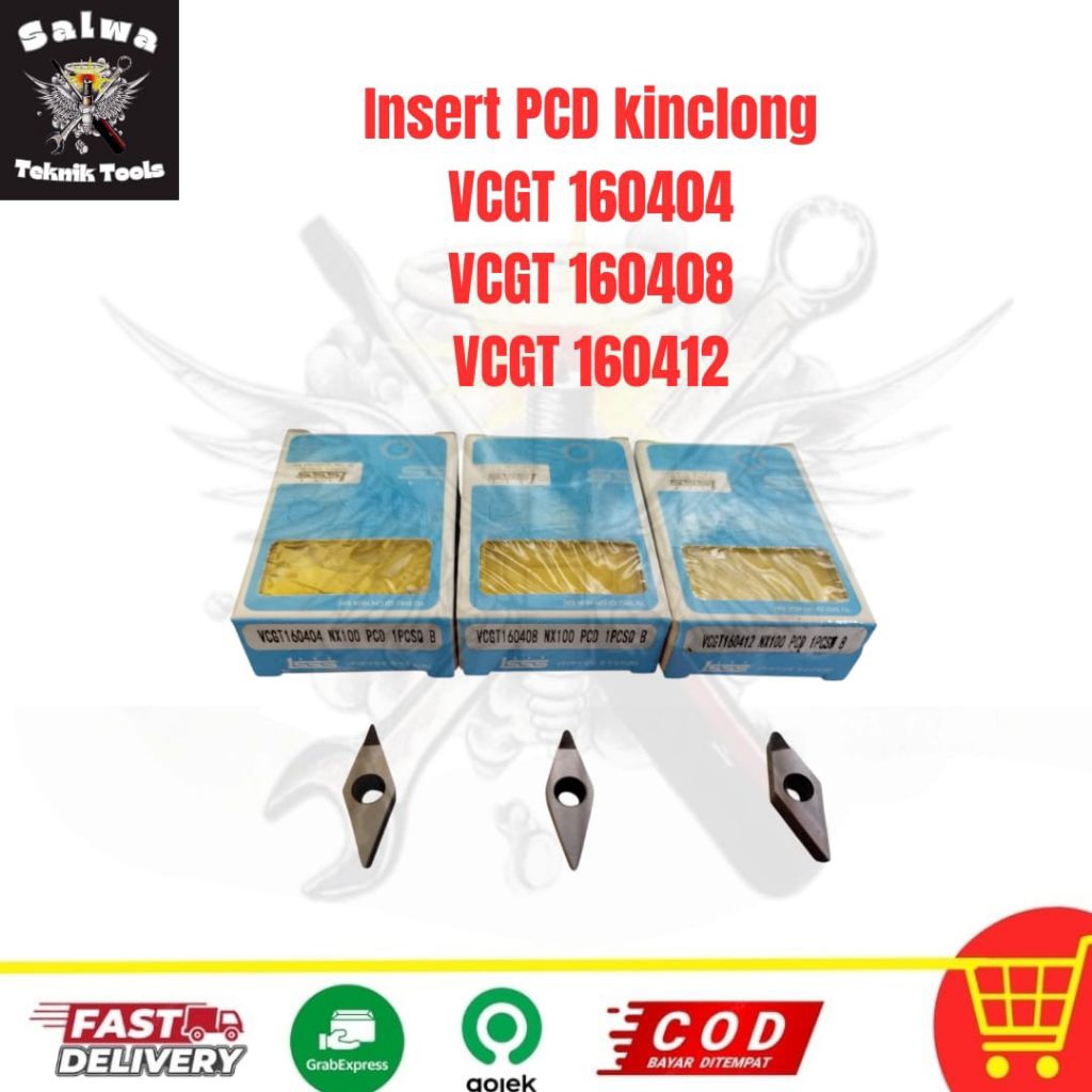 insert PCD VCGT160404 | VCGT160408 | VCGT160412