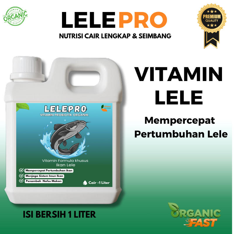 Vitamin Lele Biar Cepat Besar, LELEPRO Multivitamin,VITAMIN Ikan Lele Agar Cepat Besar