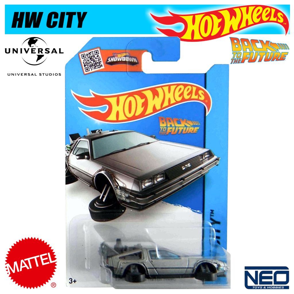 Hot Wheels City "Time Machine Hover Mode" Back To The Future 2013