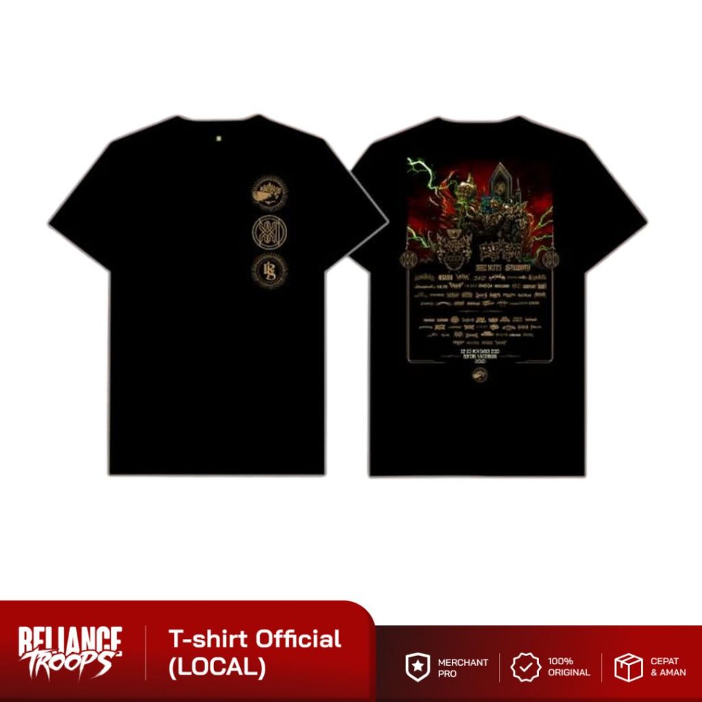 T-shirt Official | Rock In Solo 2025 - Pocket