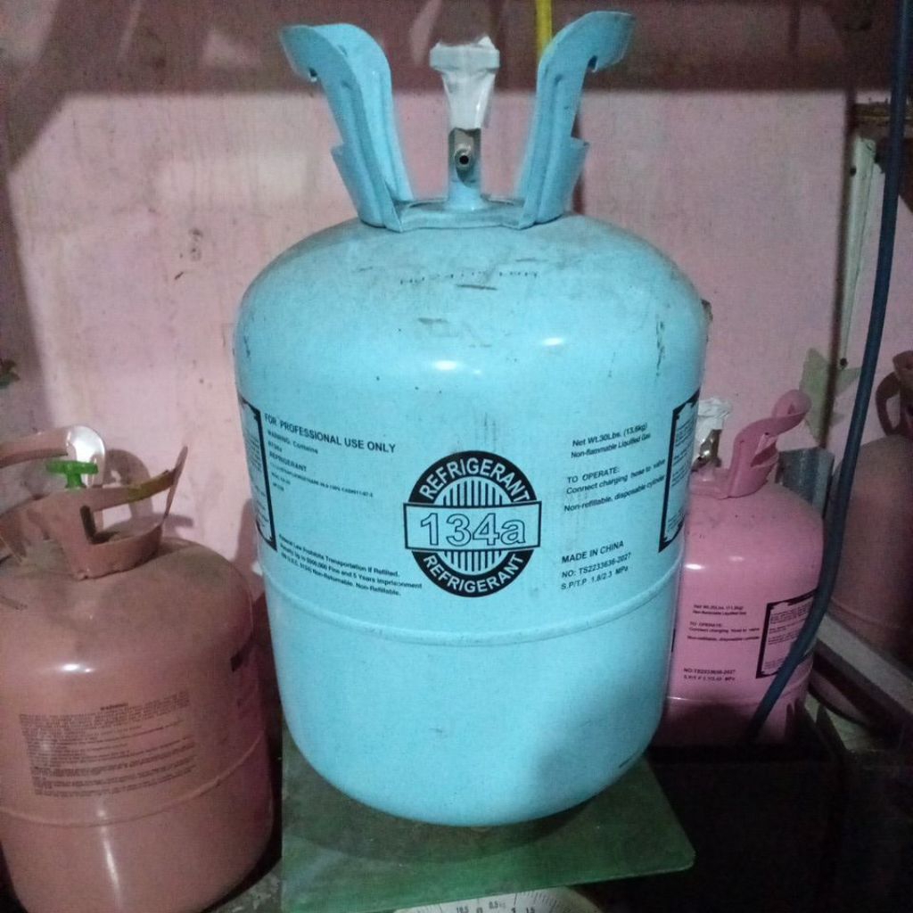 R134a freonn isi 1,5kg mobil kulkas kiloan isi 1.5 kg R134 Free Tabung BEKAS..yg ga Paham FREON jgn 
