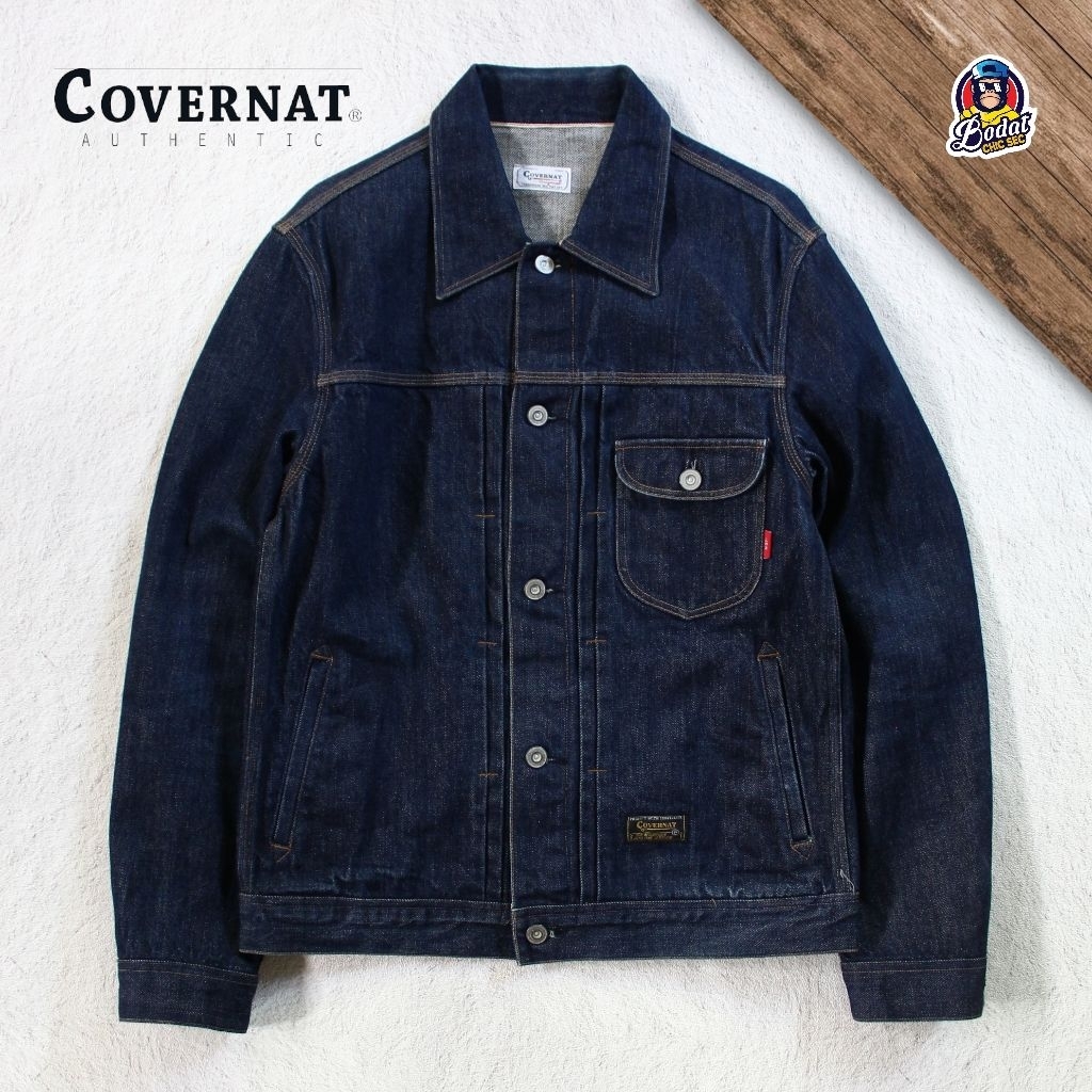 Mens Selvedge Buckle Back Denim Jacket