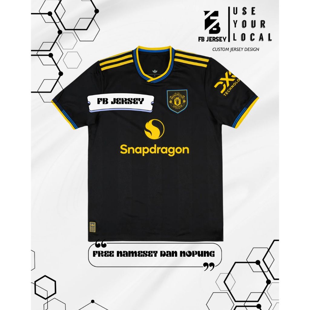 JERSEY KAOS MU MANCHESTER UNITED THIRD 3RD FULL PRINTING FREE NAMESET DAN NOPUNG