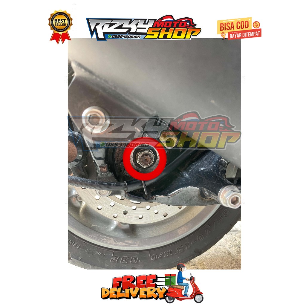 MUR RODA BELAKANG MODEL V-2 AEROX OLD NMAX NEW N-MAX OLD NEO LEXI TURBO TAHUN 2016 - 2025 NEW YAMAHA