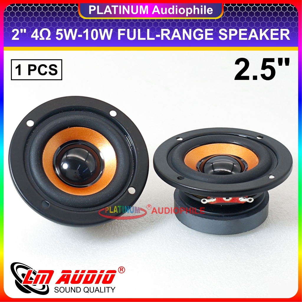Speaker 2.5" inch 4 ohm 5W-10W Fullrange Hifi Speker Full Range LM-2517