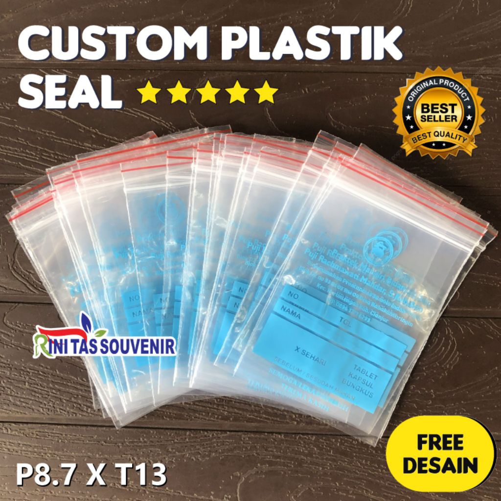 PLASTIK KLIP OBAT SABLON KLIP OBAT BIDAN