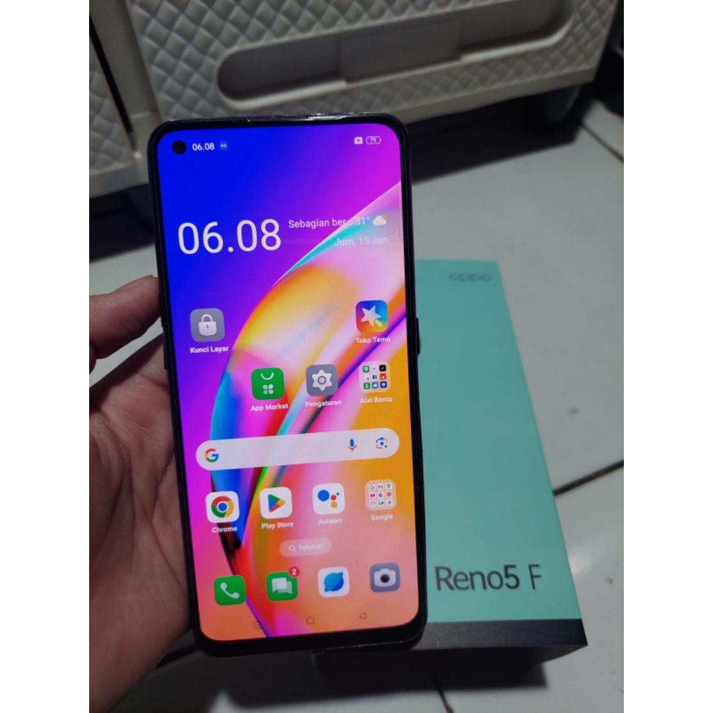 OPPO RENO 5F RAM 8 128 (SEKEN)