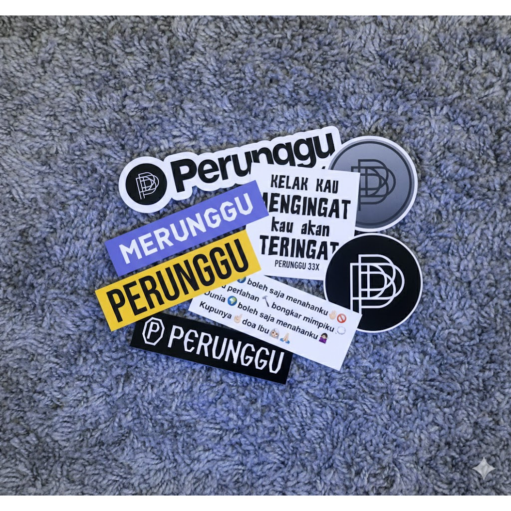 [Sticker Pack] PERUNGGU Band Indie