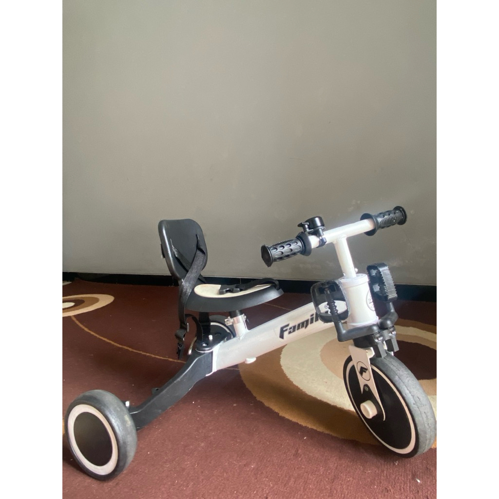Prelove sepeda roda 3 Family Pushbike/Sepeda keseimbangan/Balance bike