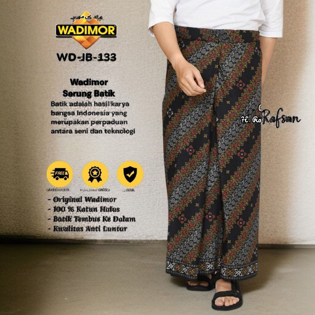 Sarung Batik Wadimor Baturajo – Premium Exclusive Cotton, Motif Elegan & Berkelas