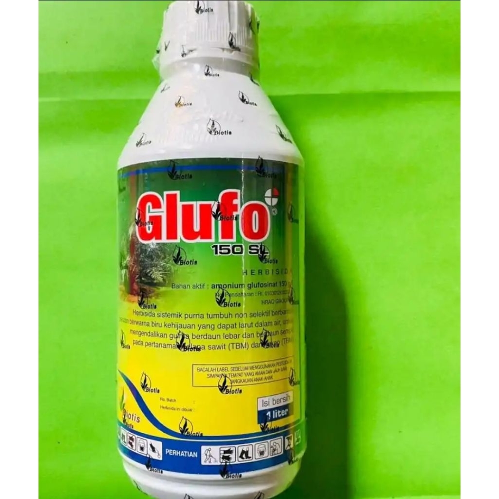 Herbisida Pembunuh rumput gulma lulangan jejapangan bandel Glufo 1 liter