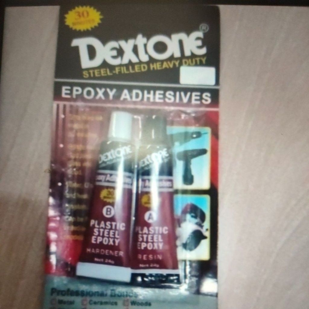 Lem EPOXY DEXTONE / Lem Campur/ Lem Besi /Serbaguna DEXTONE 30 menit /48 Gram