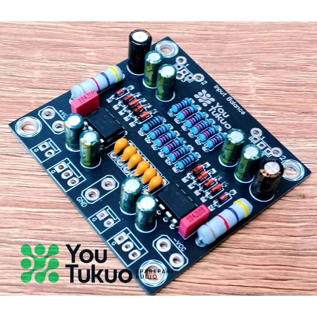 Kit input balance stereo double layer JRC4558