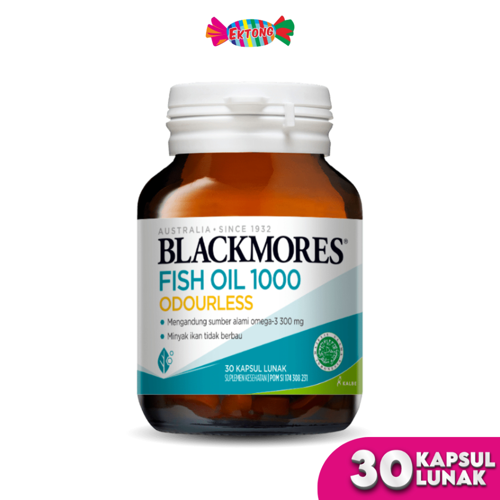 Blackmores Fish Oil 1000 Odourless 30 Kapsul