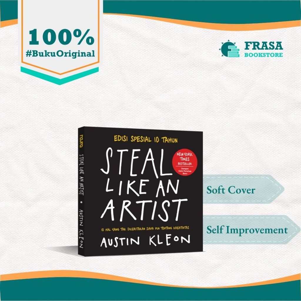 Mizan Steal Like An Artist Kreativitas Buku || Mizan Buku Kreativitas Steal Like An Artist