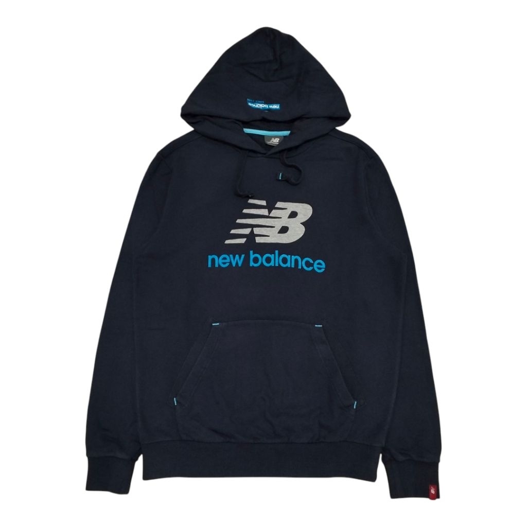 Hoodie NB 3 Biru / Navy Second Original