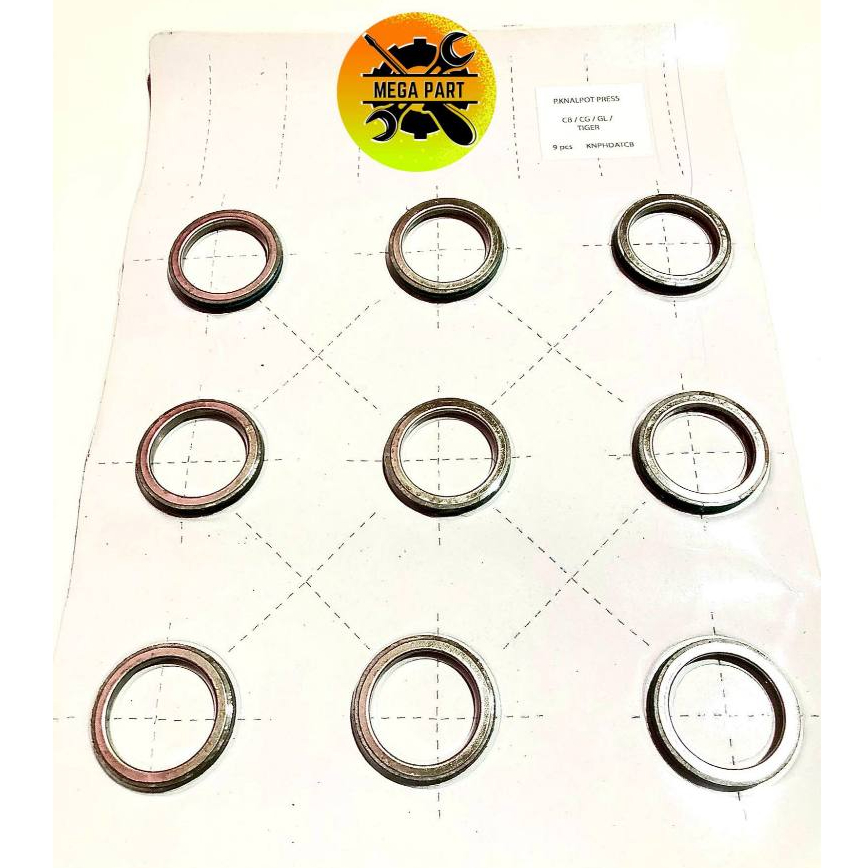 PAKING KNALPOT CB / GL / CG / TIGER / MEGA PRO / VERZA / CRF PERPAK GASKET ANTI BOCOR