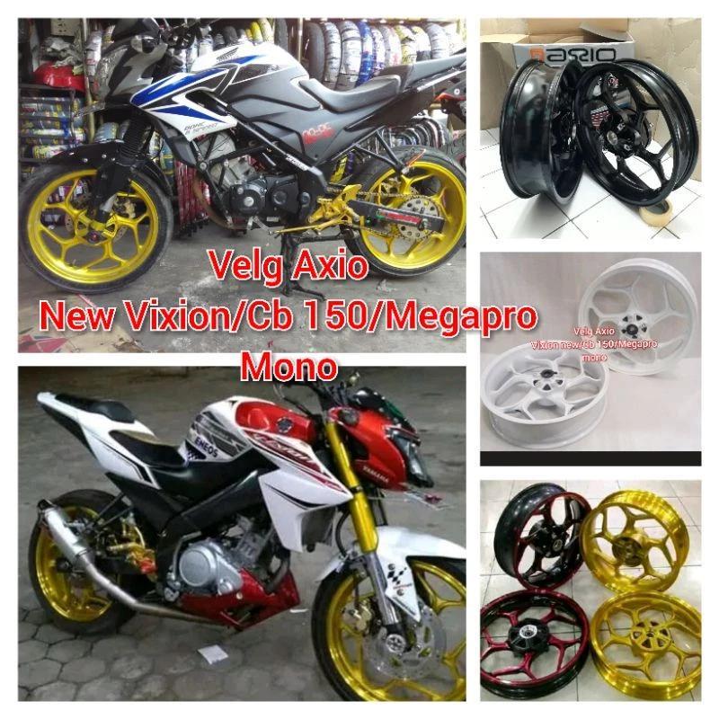 Velg Axio New Vixion R old Cb 150 Megapro Mono Verza Lebar 3.0 4.5 inchi Roda Pelek Velk Mega pro Ne