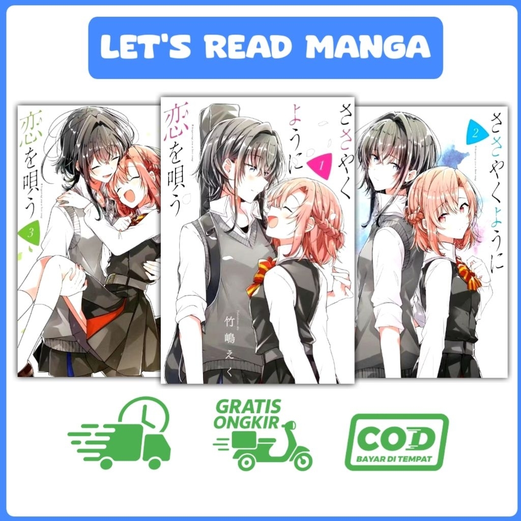 Komik Manga Whispering You a Love Song, Sasayaku You Ni Koi Wo Utau Vol. 1-10 by Takeshima Eku Bahas