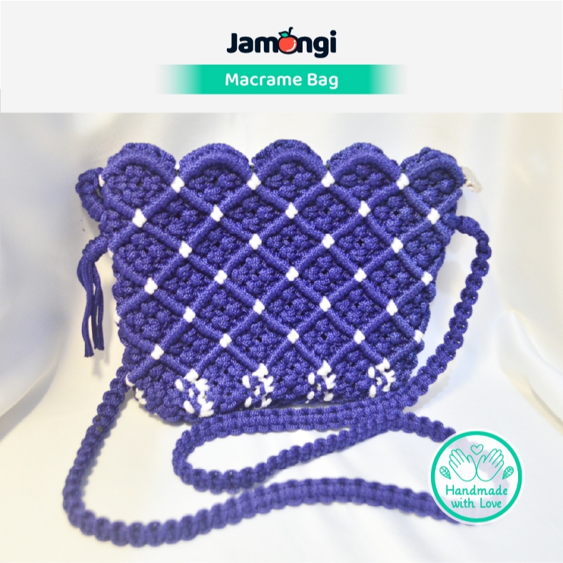 [READY STOCK] JAMONGI HANDMADE Tas Selempang Macrame Tali Kur Mini Sling Bag
