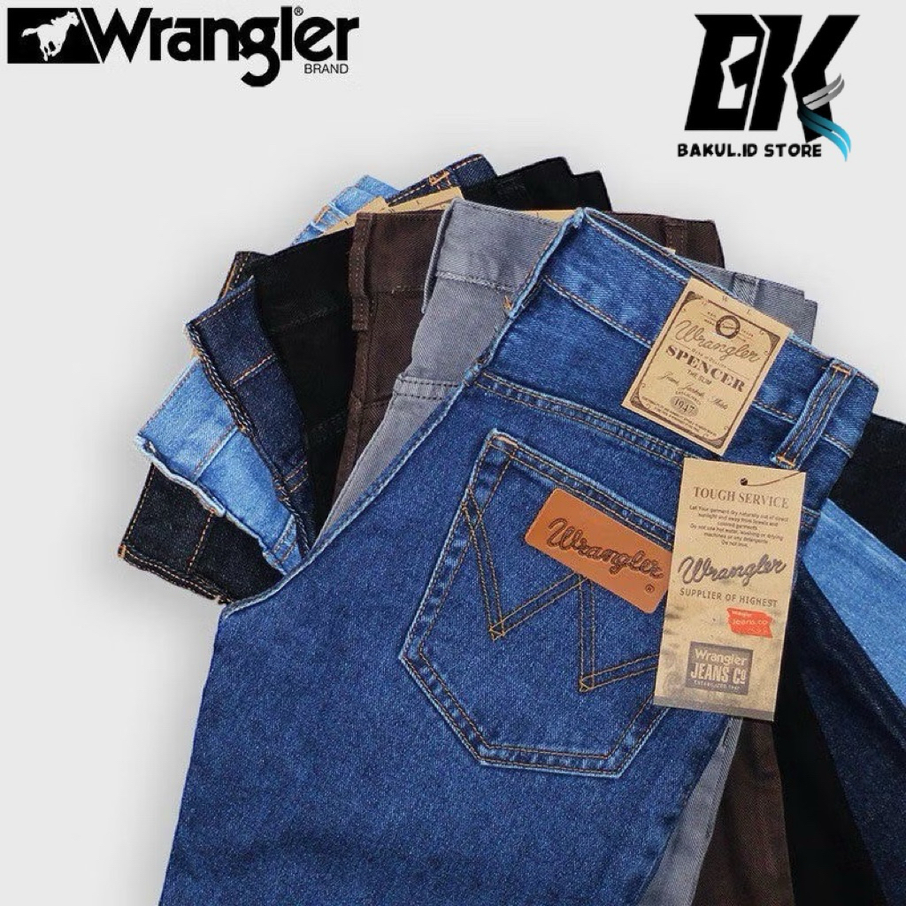 (COD)celana jeans strandar pria Wengler ready ukuran 28/38