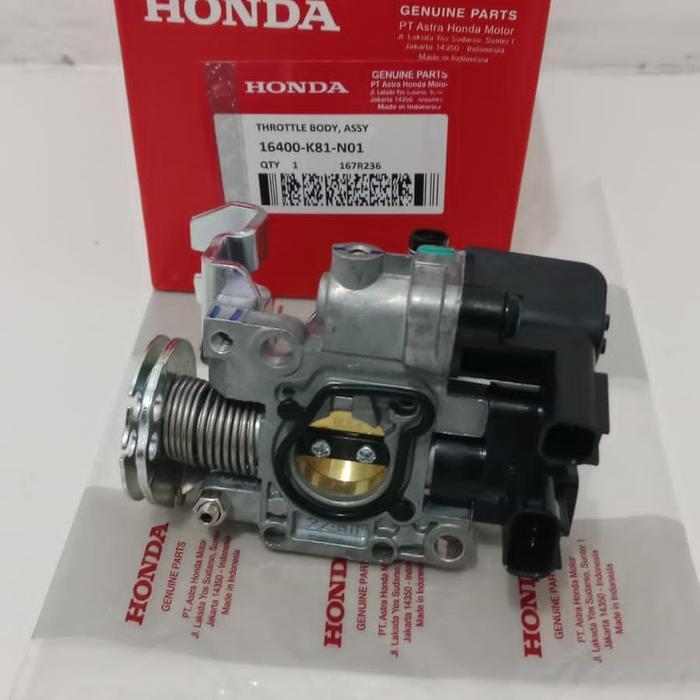 THROTTLE BODY ASSY KARBURATOR INJEKSI BEAT STREET ESP 2017 - 2019 K81 SCOOPY ESP VARIO 110 ESP