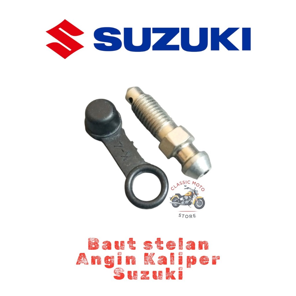 Baut Nepel Setelan Angin Kaliper 7mm SUZUKI Skywave hayate skydrive spin Nex Satria GSX Orisinil  Pa