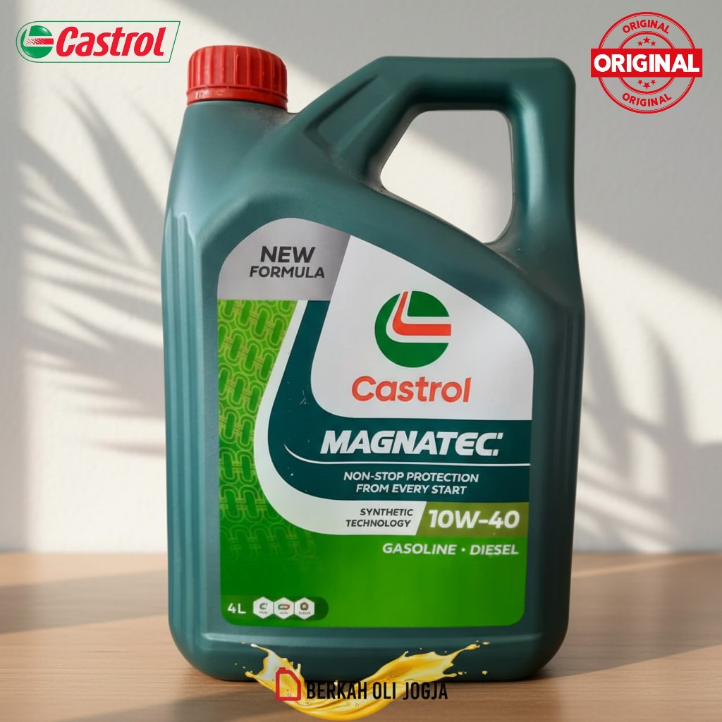 Oli Mesin Castrol Magnetec 10W-40 4L | Castrol magnetec 10W-40 Diesel 4 Liter Original