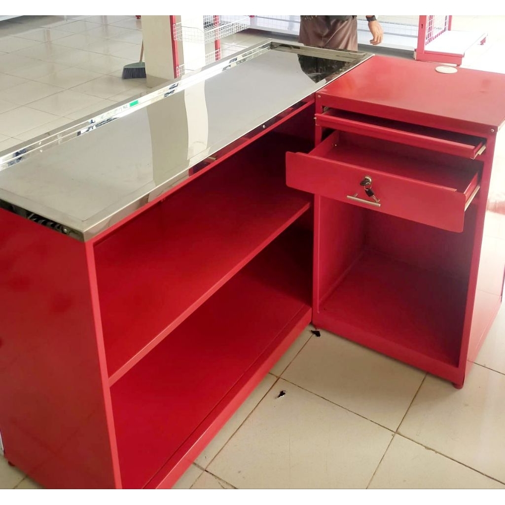 Meja kasir modern meja kasir minimarket meja kasir toko minimalis