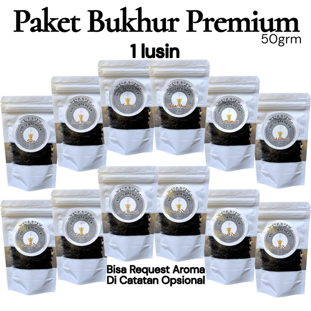 1 lusin bukhur basah premium grosir Jakarta toko bukhur arab terwangi bukhur import bukhur hajaraswa