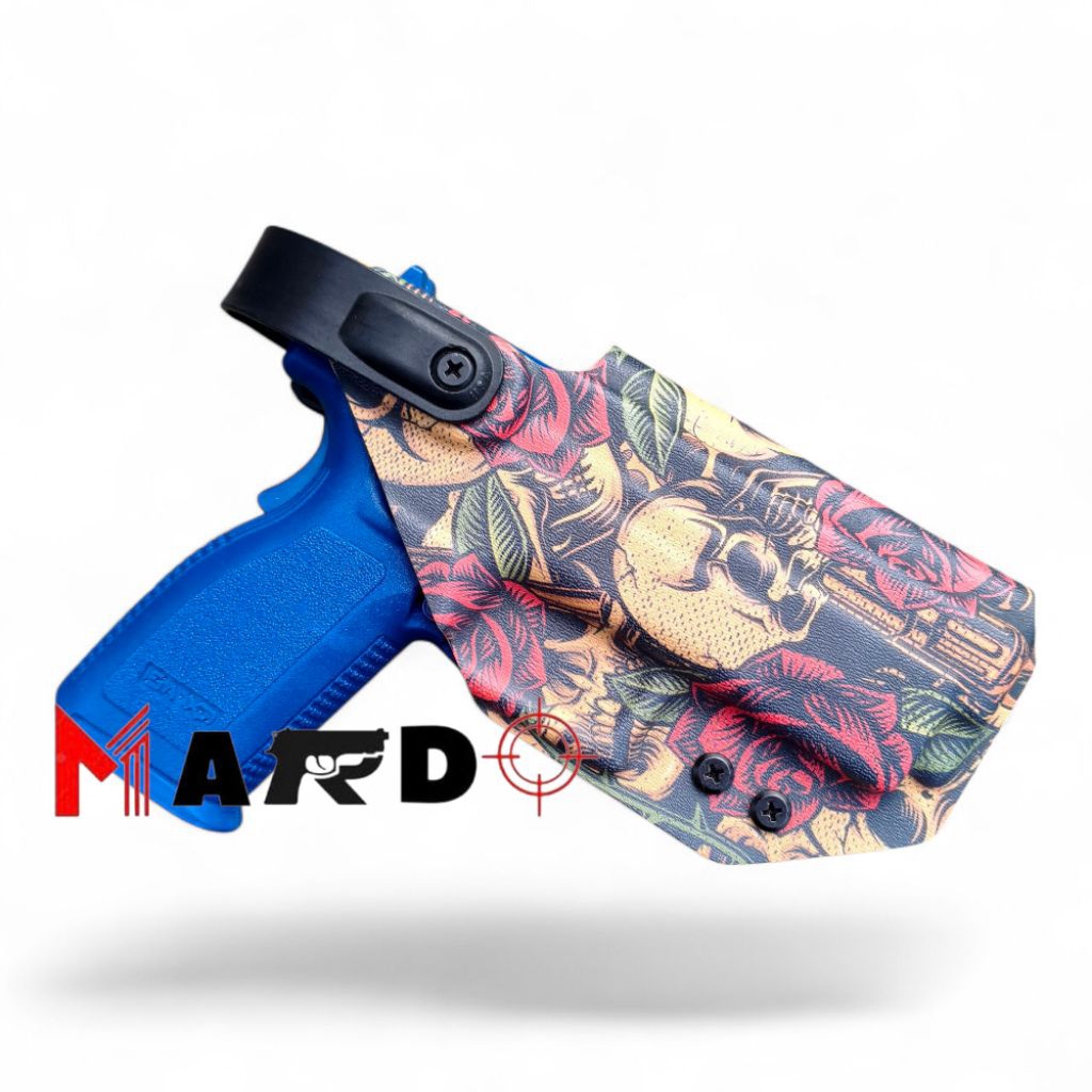 kydex holster hs9 level2 gunNroses motif