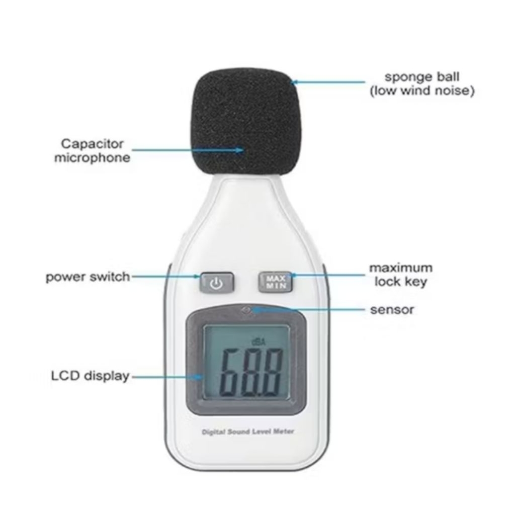 DB meter digital gm1351 / sound level meter DB meter gm 1351 / desible meter audio dbA