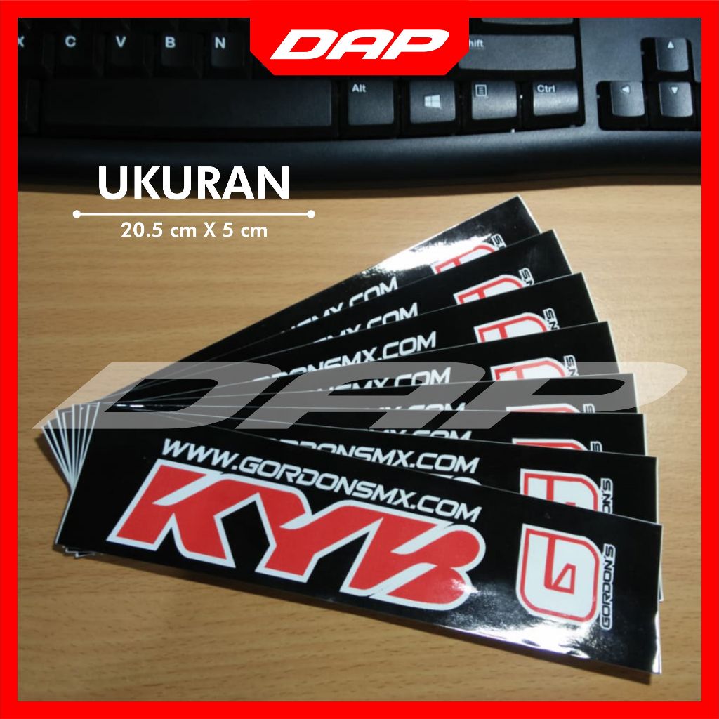 sticker shock motor trail KYB